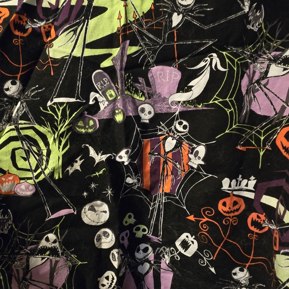 Nightmare before Christmas scrub top
